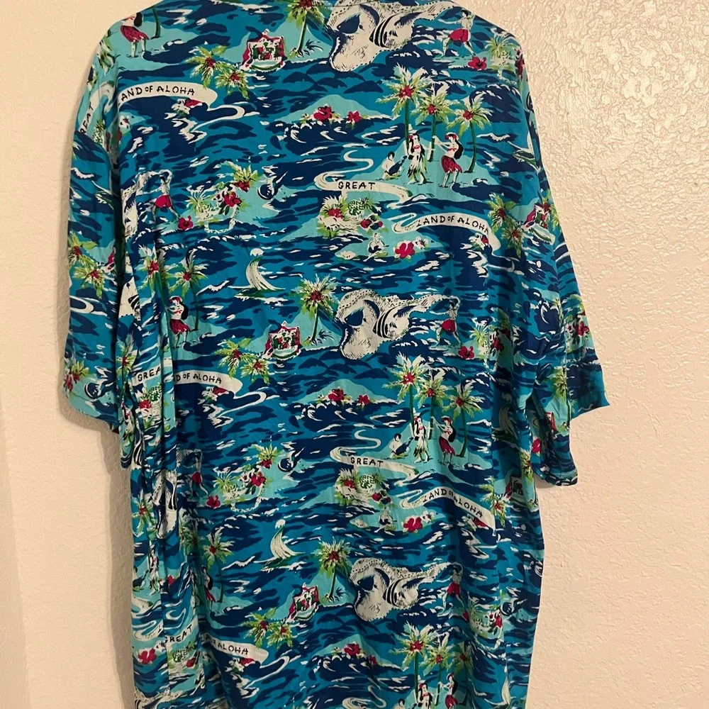 Blue Hawaiian Shirt